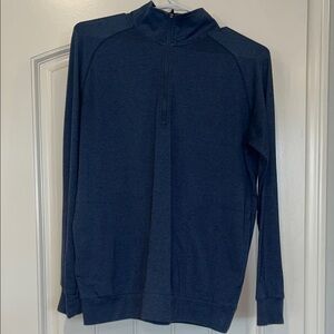 Travis Mathew Men's Deep Blue Zip-Up Sweater